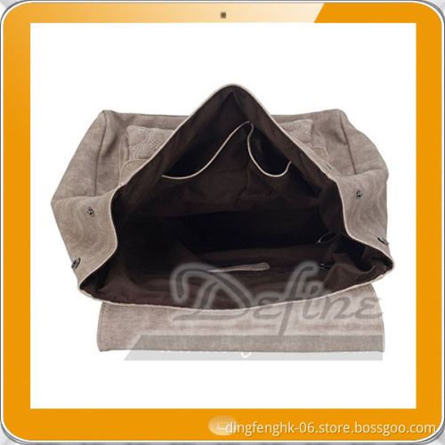 Durable Embossed Flap Women Backpack